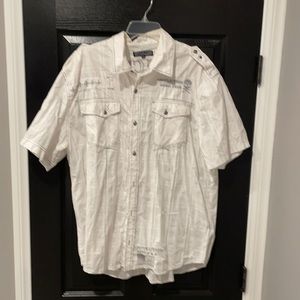 Affliction short sleeve button up